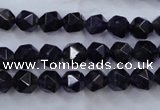 CNA500 15 inches 8mm faceted nuggets amethyst gemstone beads