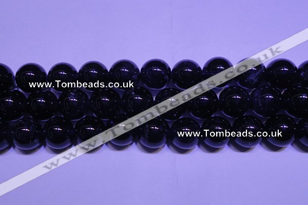 CNA556 15.5 inches 16mm round A grade natural dark amethyst beads