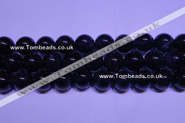 CNA557 15.5 inches 18mm round A grade natural dark amethyst beads