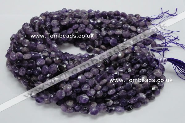 CNA56 15.5 inches 10mm faceted coin grade AB+ natural amethyst beads