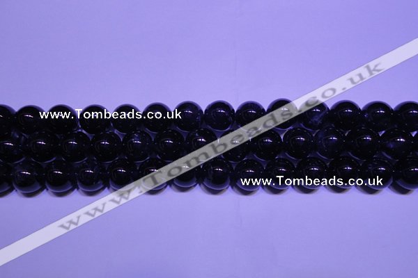 CNA561 15.5 inches 6mm round AA grade natural dark amethyst beads