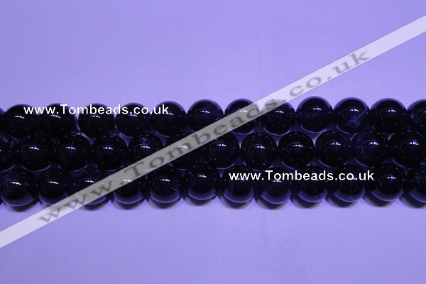 CNA563 15.5 inches 10mm round AA grade natural dark amethyst beads