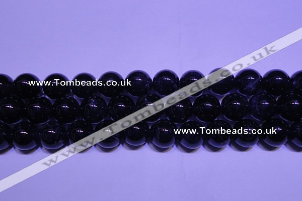 CNA564 15.5 inches 12mm round AA grade natural dark amethyst beads