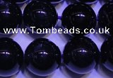 CNA572 15.5 inches 8mm round AAA grade natural dark amethyst beads