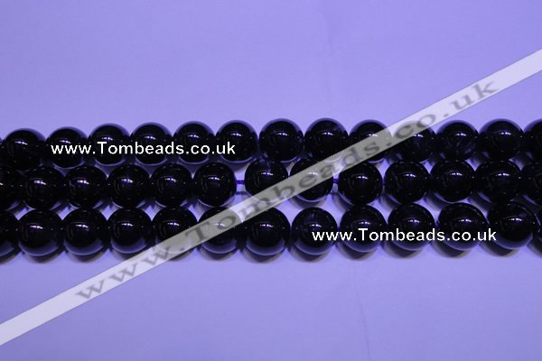 CNA572 15.5 inches 8mm round AAA grade natural dark amethyst beads