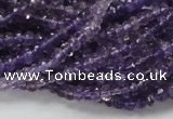 CNA59 15.5 inches 3*5mm faceted rondelle grade A natural amethyst beads