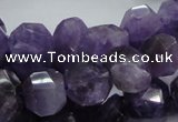 CNA64 15.5 inches 12*18mm freeform grade AB+ natural amethyst beads