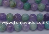 CNA652 15 inches 8mm round lavender amethyst & amazonite beads