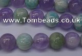 CNA653 15 inches 10mm round lavender amethyst & amazonite beads