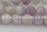 CNA672 15.5 inches 8mm round matte lavender amethyst beads