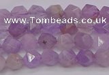 CNA691 15.5 inches 6mm faceted nuggets lavender amethyst beads