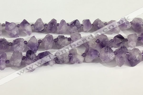 CNA696 15.5 inches 16mm - 20mm 

faceted nuggets lavender amethyst beads