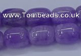 CNA716 15.5 inches 10*14mm drum lavender amethyst beads