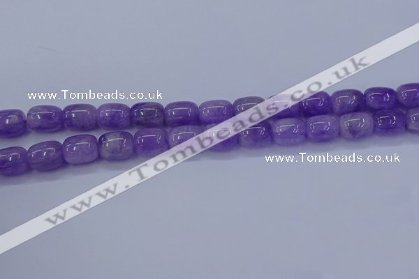 CNA716 15.5 inches 10*14mm drum lavender amethyst beads