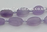 CNA721 15.5 inches 8*12mm oval amethyst gemstone beads wholesale