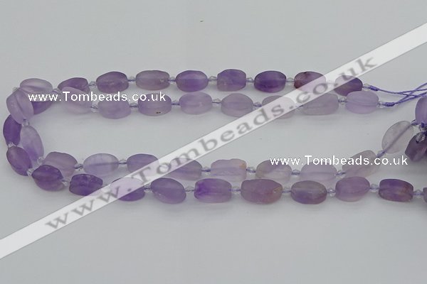 CNA722 15.5 inches 10*14mm oval amethyst gemstone beads wholesale