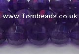 CNA753 15.5 inches 10mm faceted round natural amethyst beads