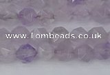 CNA761 15.5 inches 6mm faceted nuggets light lavender amethyst beads