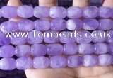 CNA785 15.5 inches 10*14mm drum lavender amethyst beads