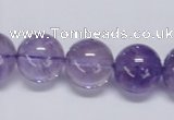 CNA805 15.5 inches 14mm round natural light amethyst beads