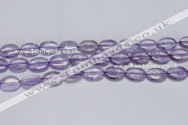 CNA833 15.5 inches 15*20mm oval natural light amethyst beads