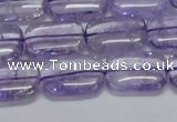 CNA850 15.5 inches 10*14mm rectangle natural light amethyst beads