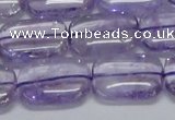 CNA852 15.5 inches 13*18mm rectangle natural light amethyst beads