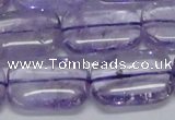 CNA853 15.5 inches 15*20mm rectangle natural light amethyst beads