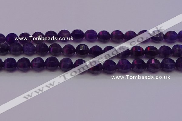 CNA934 15.5 inches 12mm pumpkin amethyst gemstone beads