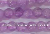 CNA950 15.5 inches 4mm round natural lavender amethyst beads