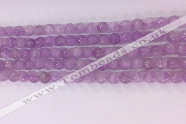 CNA951 15.5 inches 5mm round natural lavender amethyst beads