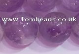 CNA957 15.5 inches 14mm round natural lavender amethyst beads