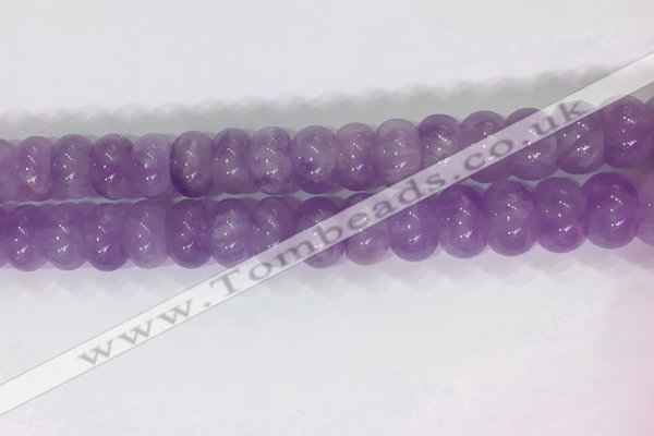 CNA972 15.5 inches 9*12mm faceted rondelle lavender amethyst beads