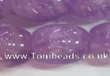 CNA977 15.5 inches 12*16mm drum natural lavender amethyst beads