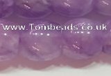 CNA980 15.5 inches 12*12mm drum natural lavender amethyst beads