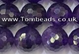 CNA993 15.5 inches 10mmm faceted round amethyst beads wholesale