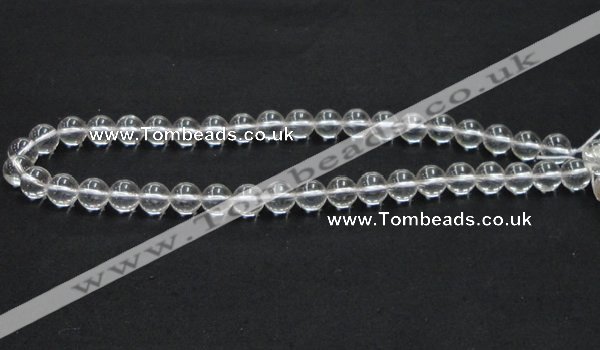 CNC03 15.5 inches 10mm round grade AB natural white crystal beads