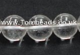 CNC06 15.5 inches 16mm round grade AB natural white crystal beads