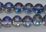 CNC301 15.5 inches 6mm round AB-color white crystal beads