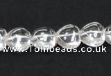 CNC36 10*10mm heart grade AB natural white crystal beads wholesale