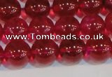 CNC413 15.5 inches 10mm round dyed natural white crystal beads