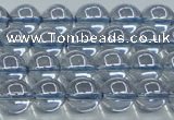 CNC510 15.5 inches 8mm round dyed natural white crystal beads