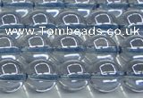 CNC512 15.5 inches 12mm round dyed natural white crystal beads