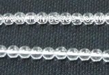 CNC58 15.5 inches 6mm round grade A natural white crystal beads