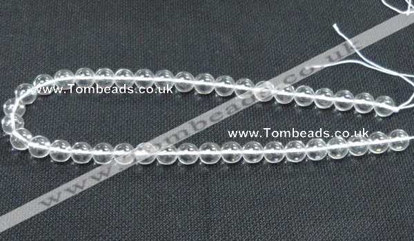 CNC59 15.5 inches 10mm round grade A natural white crystal beads