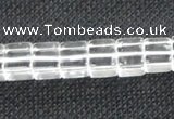 CNC60 15.5 inches 8*8mm cube grade A natural white crystal beads