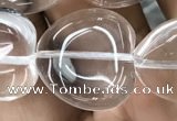 CNC732 15.5 inches 20*20mm heart white crystal beads wholesale