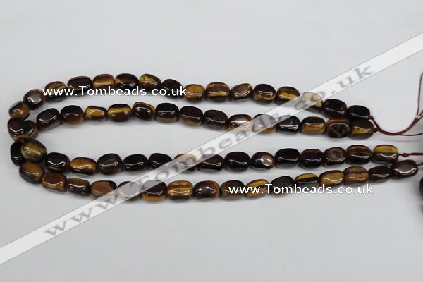 CNG01 15.5 inches 9*12mm nuggets yellow tiger eye gemstone beads