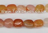 CNG06 15.5 inches 9*12mm nuggets agate gemstone beads