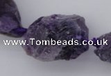 CNG1006 15.5 inches 15*25mm - 25*30mm nuggets dogtooth amethyst beads